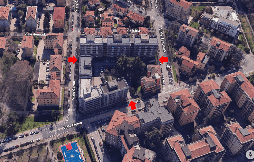 mappa casa fiume